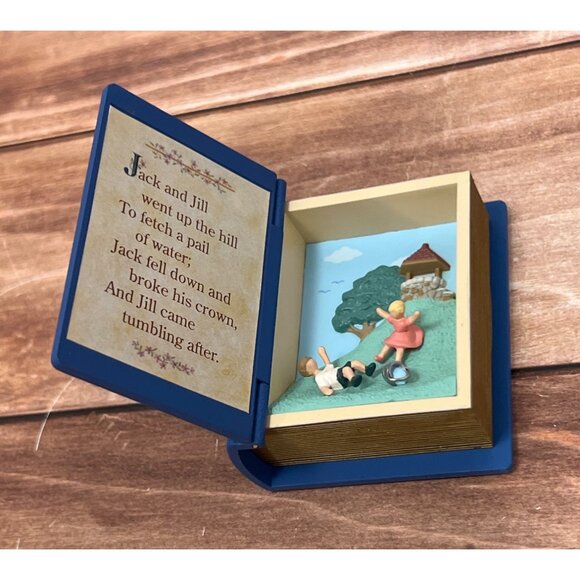 1995 HALLMARK KEEPSAKE ORNAMENT QX5099 JACK AND JILL MOTHER GOOSE NURSERY RHYME - Picture 10 of 10